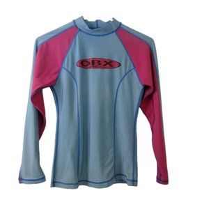 Sunspecs Sun Rash Guard Girls Size Large OBX Outer Banks NC SPF 50+ Long Sleeve
